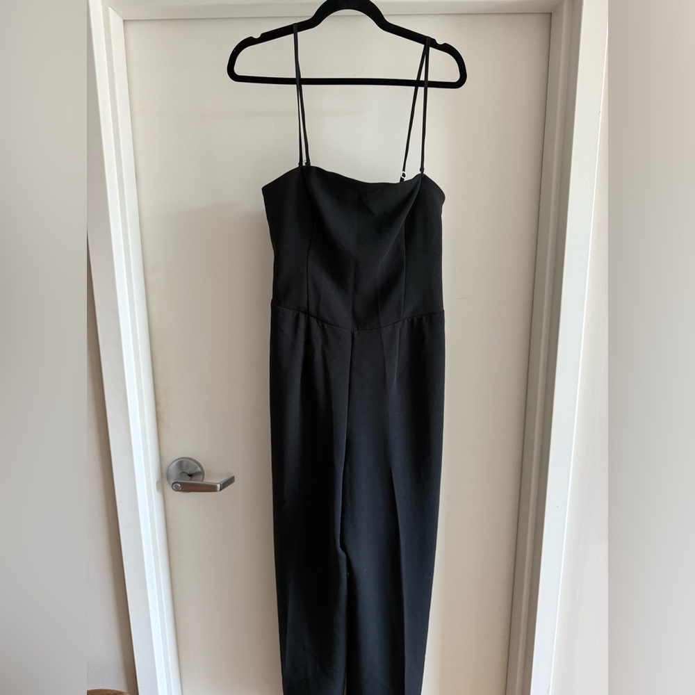 Abercrombie & Fitch Black Strapless Jumpsuit